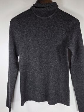 🆕️ J.Crew Wool Gray Ribbed Turtleneck Sweater